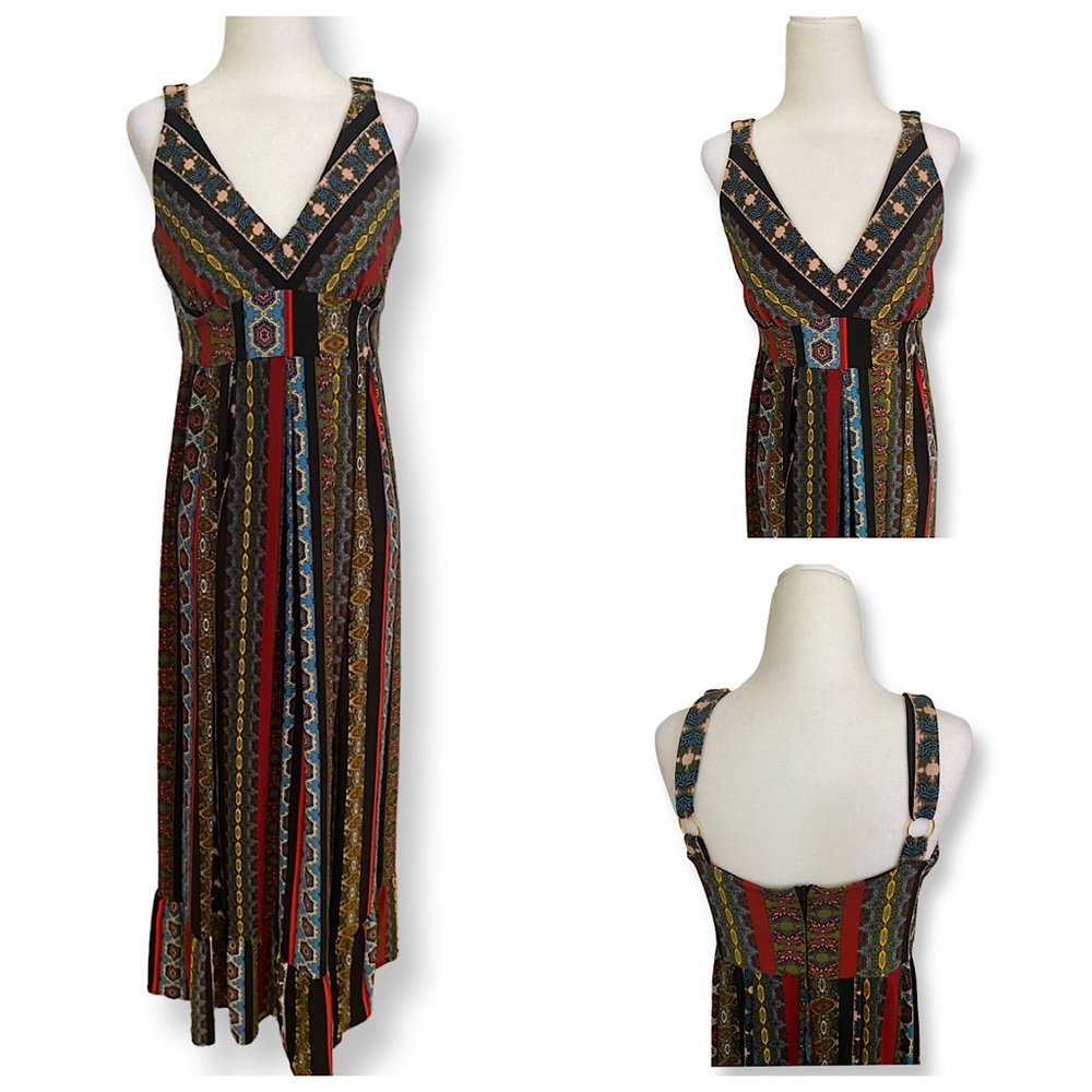 Tahari Paisley Maxi Summer Dress.  Size: Small. New with Tag